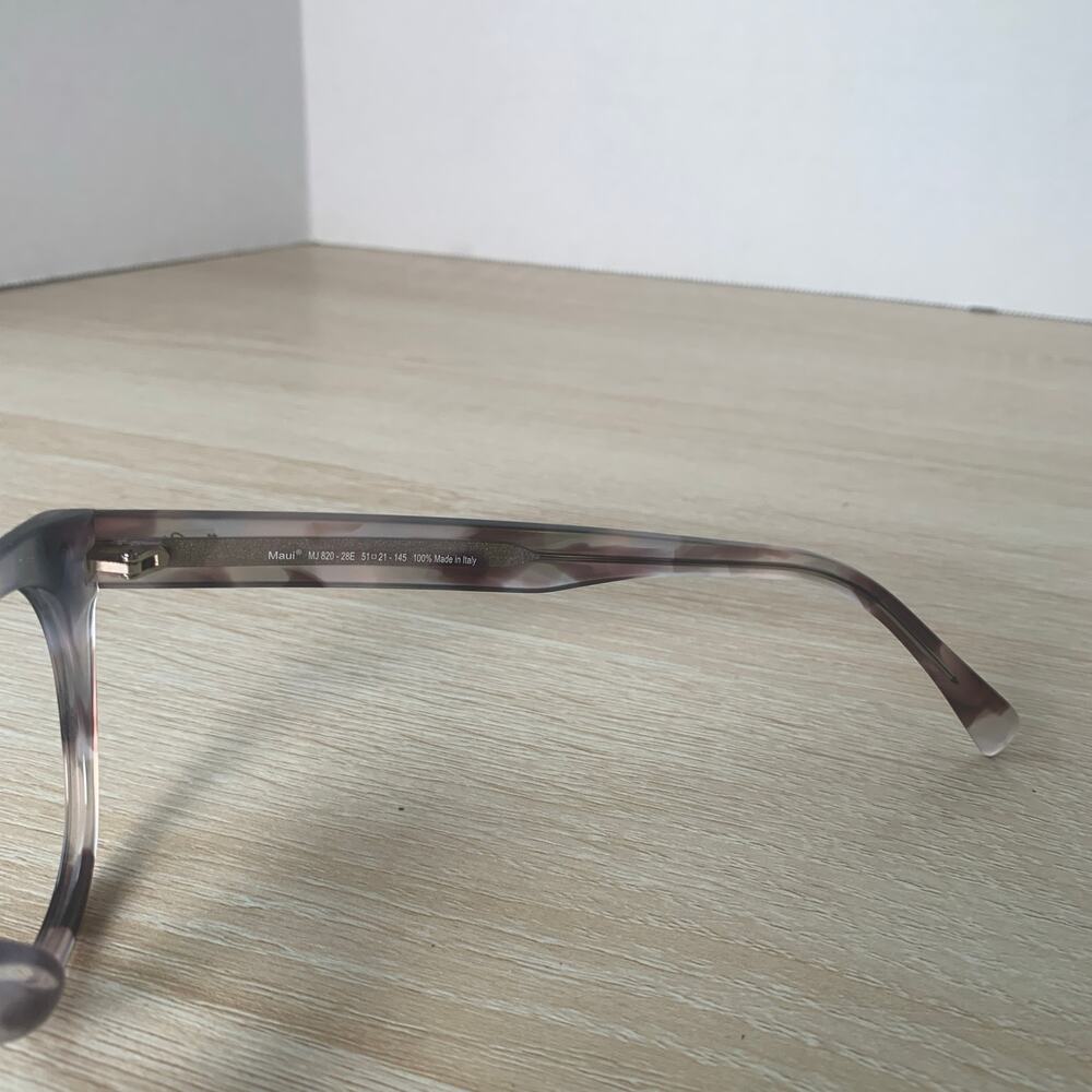 Maui Jim Capri MJ 820-28E Cat Eye Purple Havana Maui Rose 51-21-145 Frames Italy - Picture 6 of 8